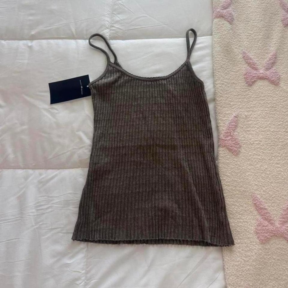 brown new with‎ tags Brandy Melville tank top